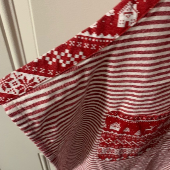 Festive Red and White Striped Apron - Picture 6 of 6